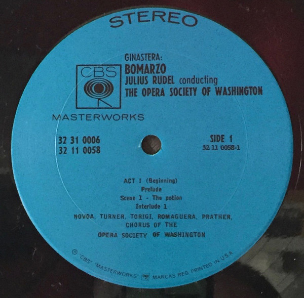 Alberto Ginastera – Bomarzo