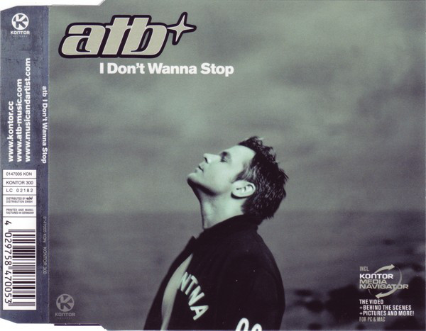 ATB ‎– I Don’t Wanna Stop
