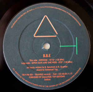 B.B.E ‎– Seven Days And One Week